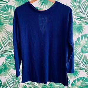 Tie back long sleeve